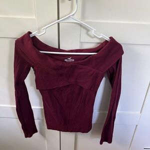 Hollister off the shoulder top!